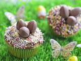 Cupcakes nids de Pâques
