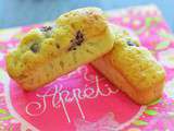 Mini-cakes menthe / framboises