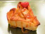 Tartelettes aux pommes St Valentin