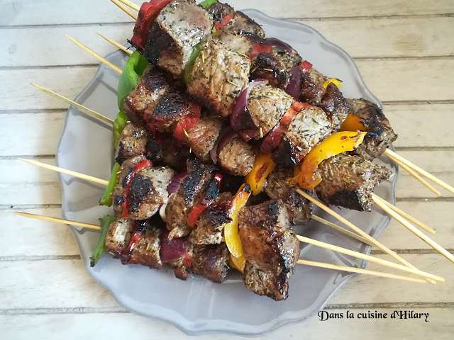 Recettes De Brochettes De Boeuf De Dans La Cuisine D Hilary