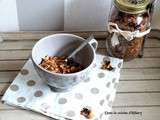 Granola maison au noix de cajou, chocolat et cranberries / Homemade cashew nuts, chocolate and cranberries granola
