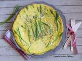 Omelette champêtre aux asperges des bois et aillet / Wood asparagus and wild garlic omelet