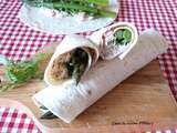 Wrap gourmand au thon et asperges vertes / Yummy tuna and asparagus wrap