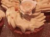 Cupcake noix de Pécan - pépites de chocolat et sa crème à la pâte de Spéculoos