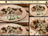 Tartine aux champignons & tomates confites – Vegan