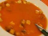 Soupe Poivrons rouges et Tomates