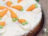Carrot-cake végétalien à la cardamome