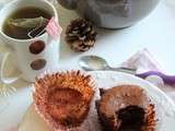Muffins sans gluten double chocolat & amande – #Vegan