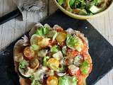 Pizza aux légumes d’été {sans gluten} – #Vegan