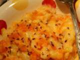 Purée de pommes de terre & carottes à l’huile d’olive – Vegan