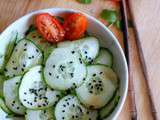 Salade de concombre à l’asiatique