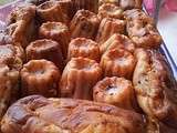 Muffins roquefort, poire et noix