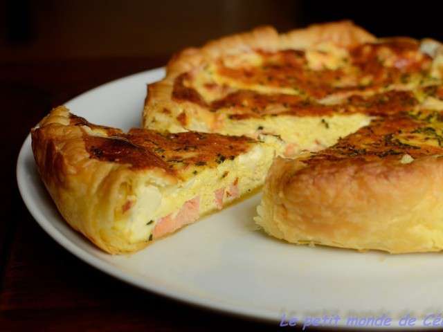 Recettes De Quiche Au Saumon Fum De Dans Le Petit Monde De C Cile