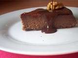Gâteau Fondant au Chocolat & aux Noix {sans gluten}