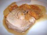 Rôti de porc aux Abricots secs (recette rapide en cocotte minute)