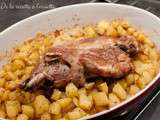 Cuisse de dinde rôtie et ses pommes de terre