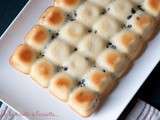 Moelleux au fromage blanc et pépites de chocolat