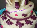 Gâteau Violetta pour ma titi, déjà 7 ans