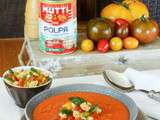 Soupe Froide à la Tomate et Panzanella