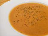 Soupe de carottes au thym