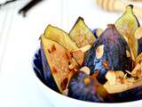 Salade de figues au sirop de poivre vanillé