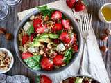 Salade de quinoa aux fraises et à la feta