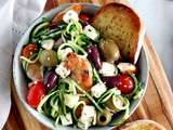 Salade grecque de poulet, courgettes & feta