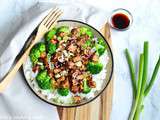 Sauté asiatique de tofu et brocoli (vegan, sans gluten)