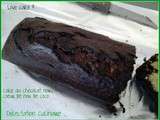 Cake au chocolat noir, coeur de noix de coco sans beurre