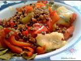 Quinoa, lentilles et légumes d'été