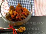 Joue de boeuf au curry et ses légumes