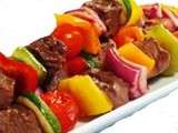 Brochettes de boeuf