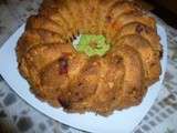 Cake aux carottes et au jambon