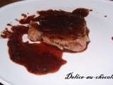 Filet de boeuf au vin rouge