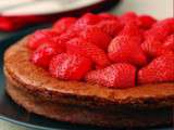 Moelleux au chocolat et aux fraises