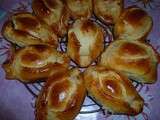 Pains brioches au chocolat