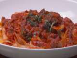 Ragout d agneau et pates fraiches