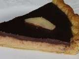 Tarte aux poires et au chocolat