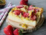 Clafoutis fraises & fruits de la passion