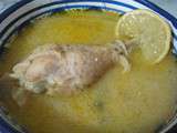 Soupe blanche au poulet