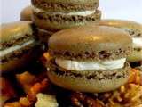 Macarons Chèvre & Noix
