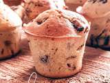 Mini muffins amandine & poires séchées