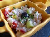 Salade de riz de la mer
