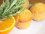 Muffins au romarin et à l'orange