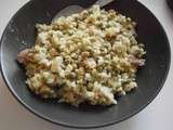 Risotto jambon-petits pois