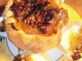 Tartelettes au cheesecake - potimarron - noix de pécan caramélisées : Thanksgiving