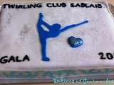 Gâteau Twirling Club Sablais