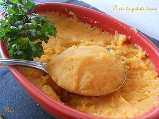 Purée de patate douce