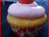Cupcakes aux fraises Tagada