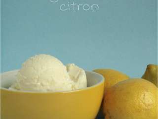 Yogourt glacé au citron